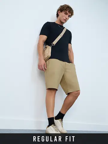 Chino Shorts: Camel undefined Online