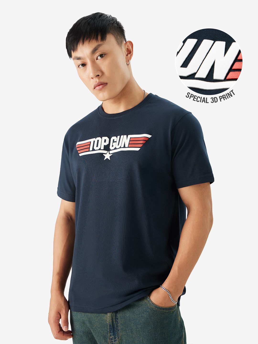 Top Gun: Logo Men Relaxed Fit T-Shirts Online