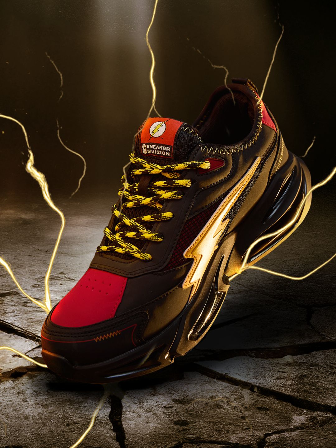 Flash: Scarlet Speedster Men Low Top Sneakers