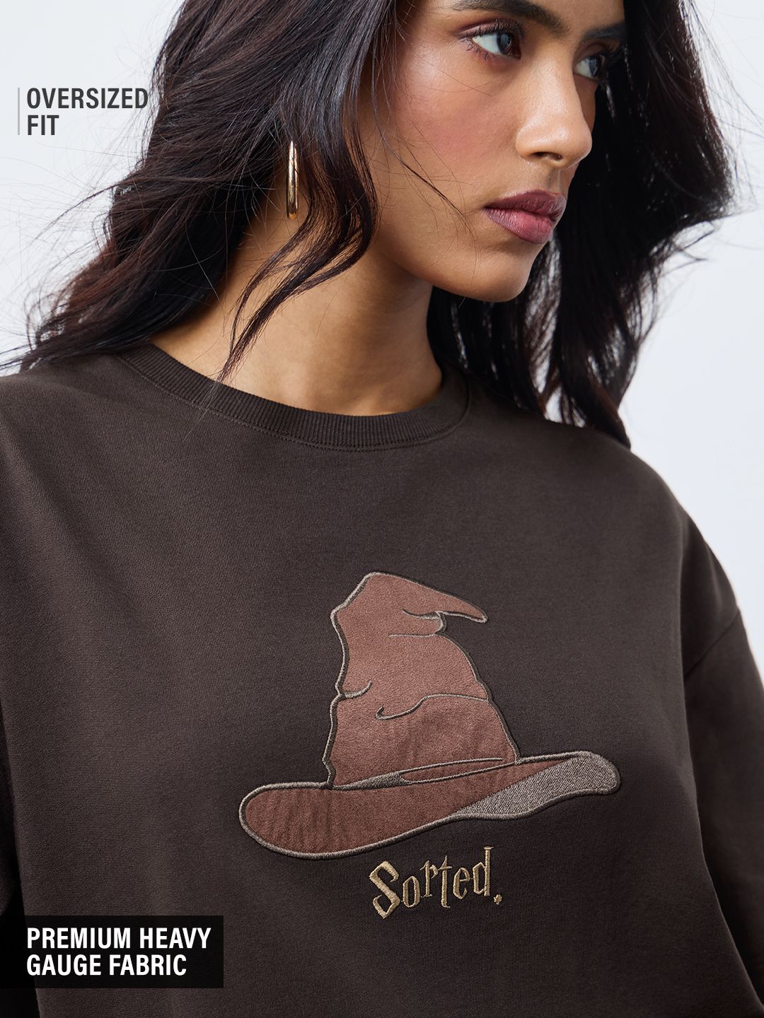 Harry Potter: Sorted Women Oversized T-Shirts Online