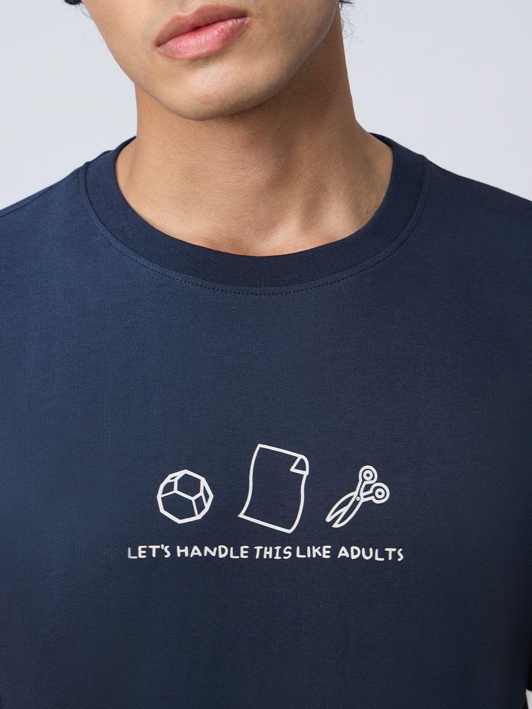 Buy TSSO: Handle Like Adults Men Relaxed Fit T-Shirts Online