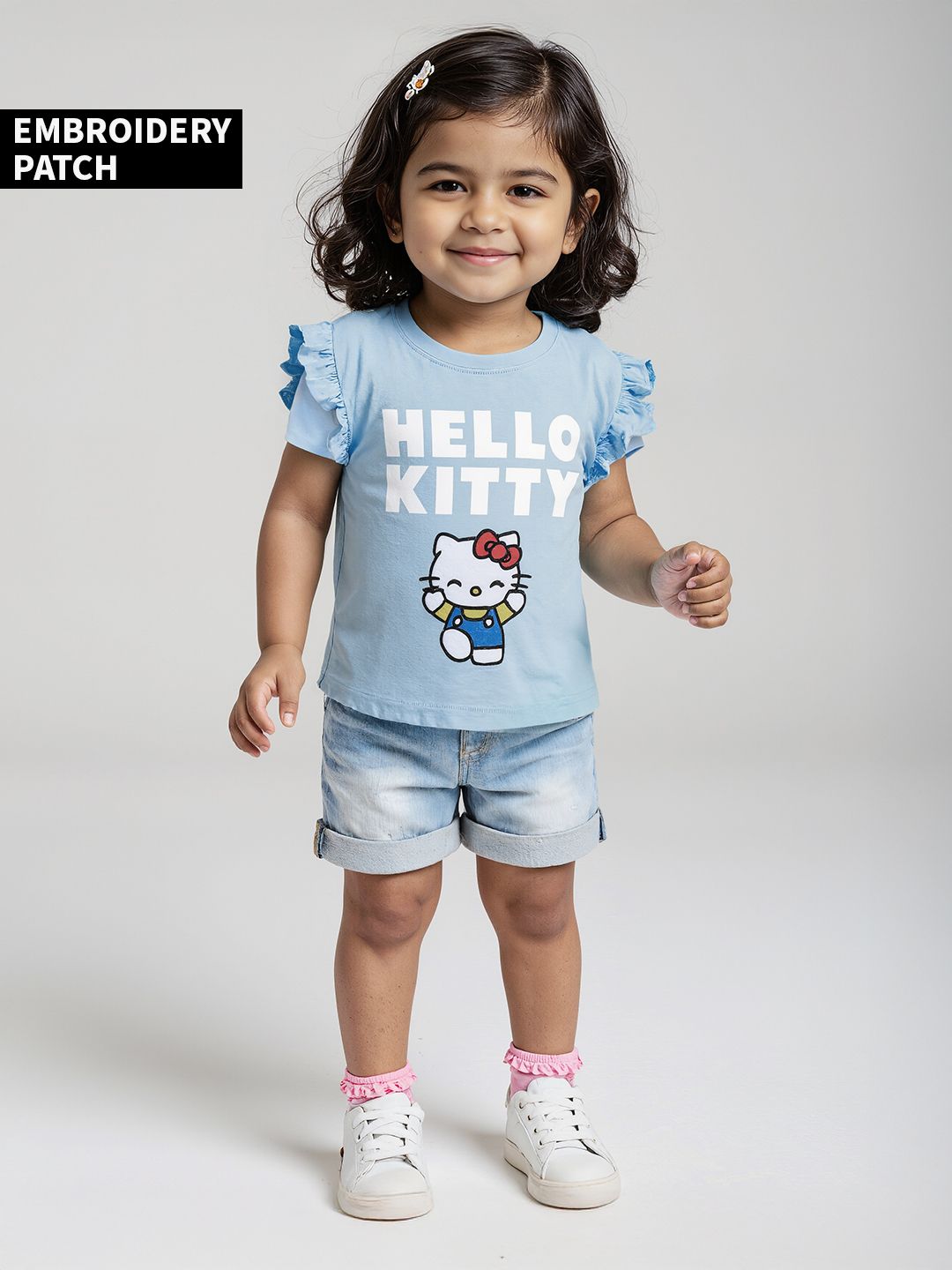 Hello Kitty: Kitty Love Girls Cotton T-Shirts (2-8 Yrs)