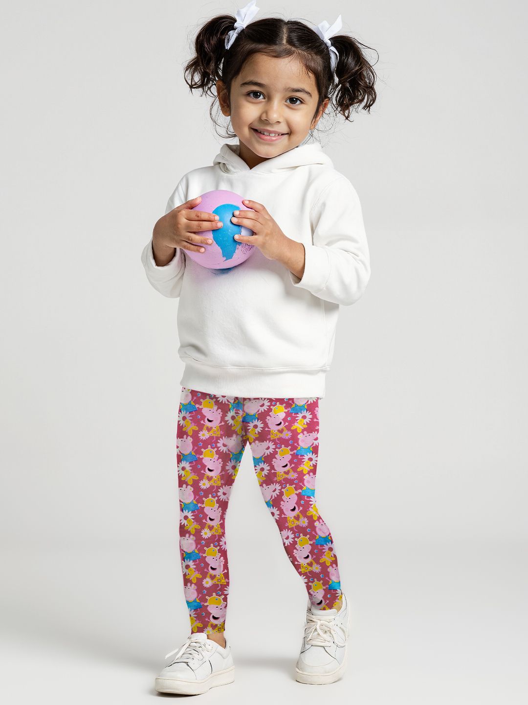 Peppa Pig: Pinky Pig Girls Cotton Leggings (2-8 Yrs) Online