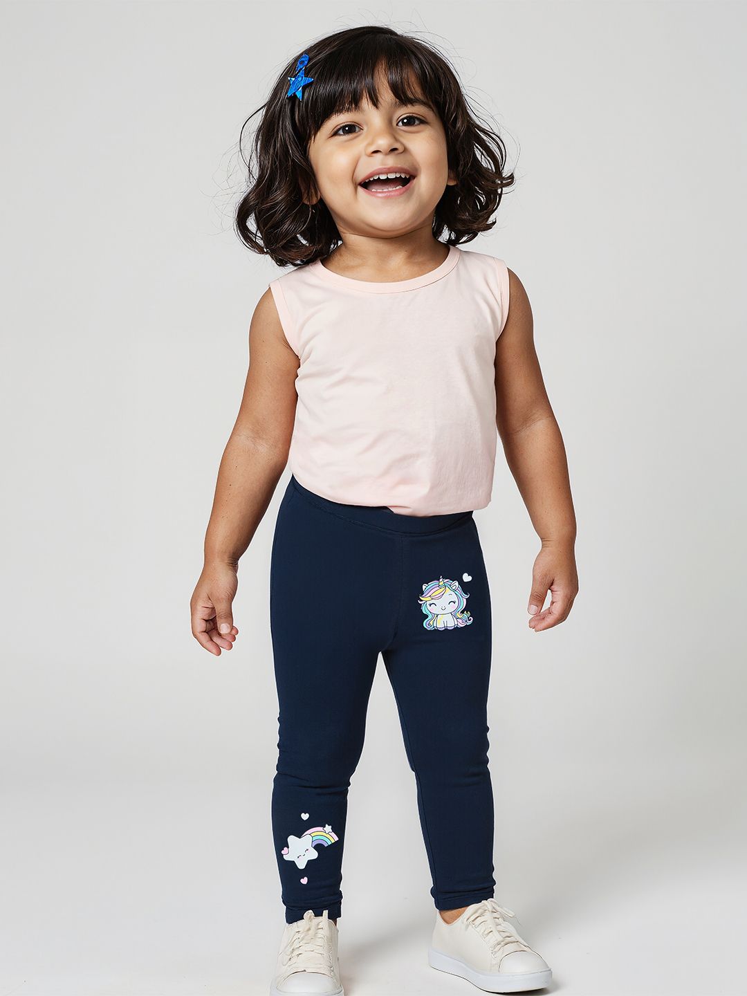 TSS Originals: Rainbow Girls Cotton Leggings (2-8 Yrs) Online
