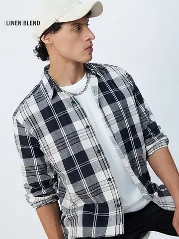 Cotton-Linen Shirt: Venus undefined Online