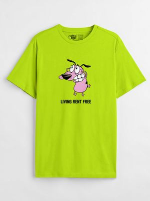 Courage: Living Rent-Free T-Shirts By Courage The Cowardly Dog