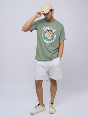 Maglietta Uomo The Flintstones – Licenza Ufficiale, 100% Cotone Ringspun, Grigio Scuro – Taglie Dalla S Alla XXXL - 2