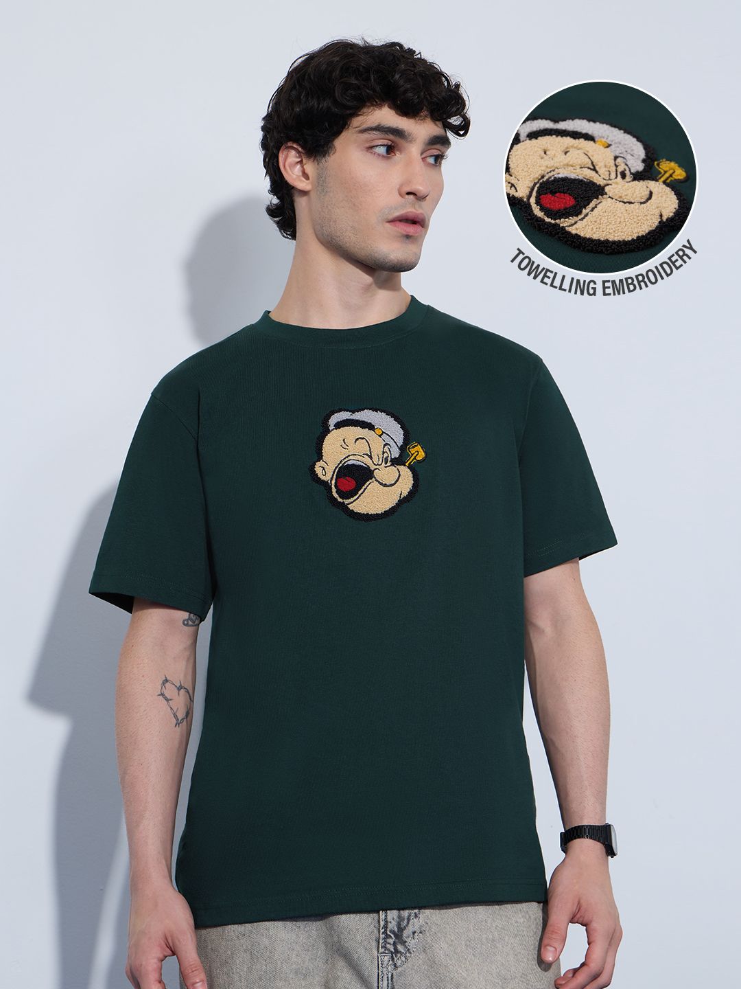 Buy Popeye: Sailorman Men Relaxed Fit T-shirts Online