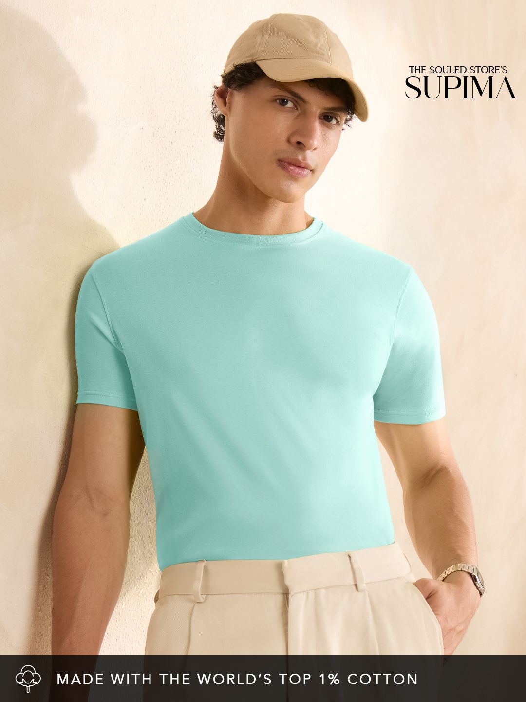 Supima: Aqua Blue Supima T-Shirts