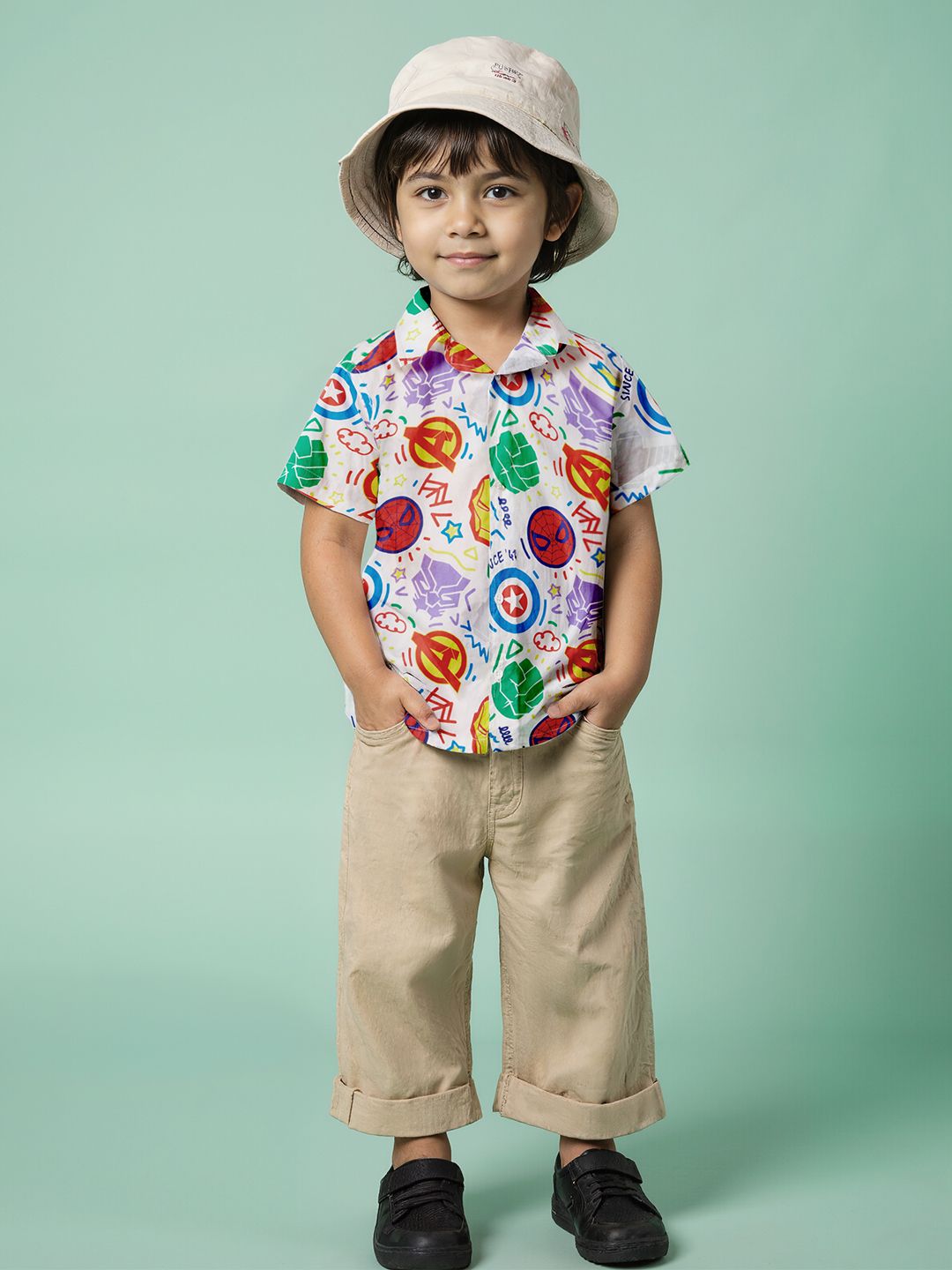 Marvel: Legends Boys Cotton Shirts (2-8 Yrs) Online