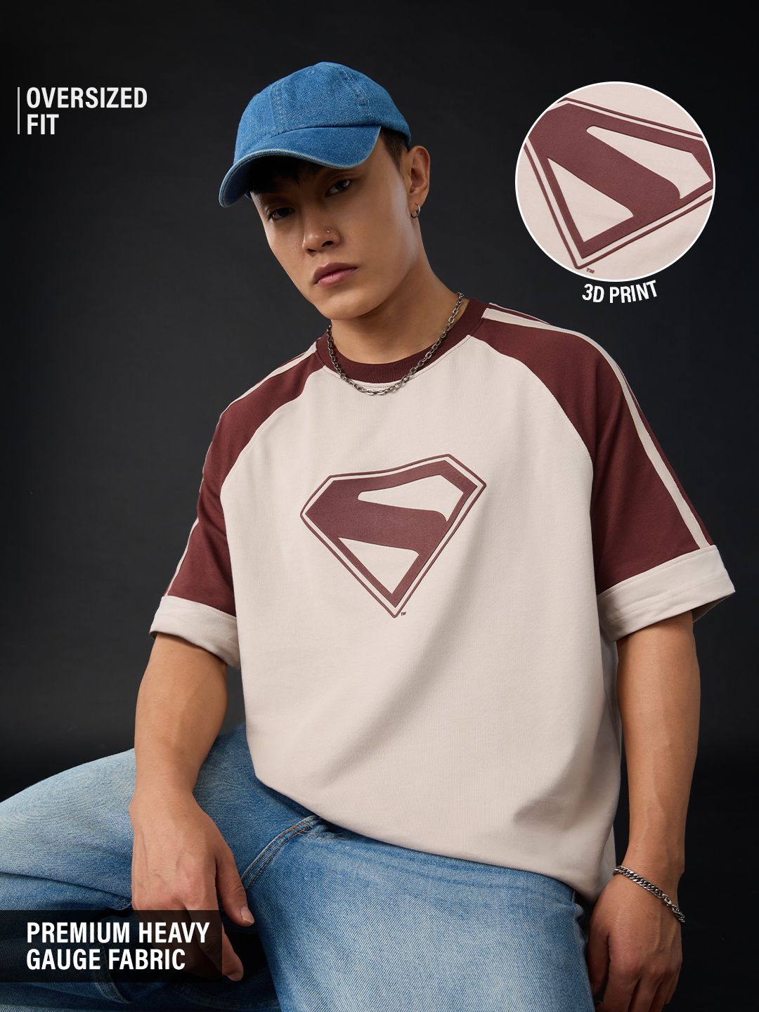 Superman: Look Up Oversized T-Shirts Online