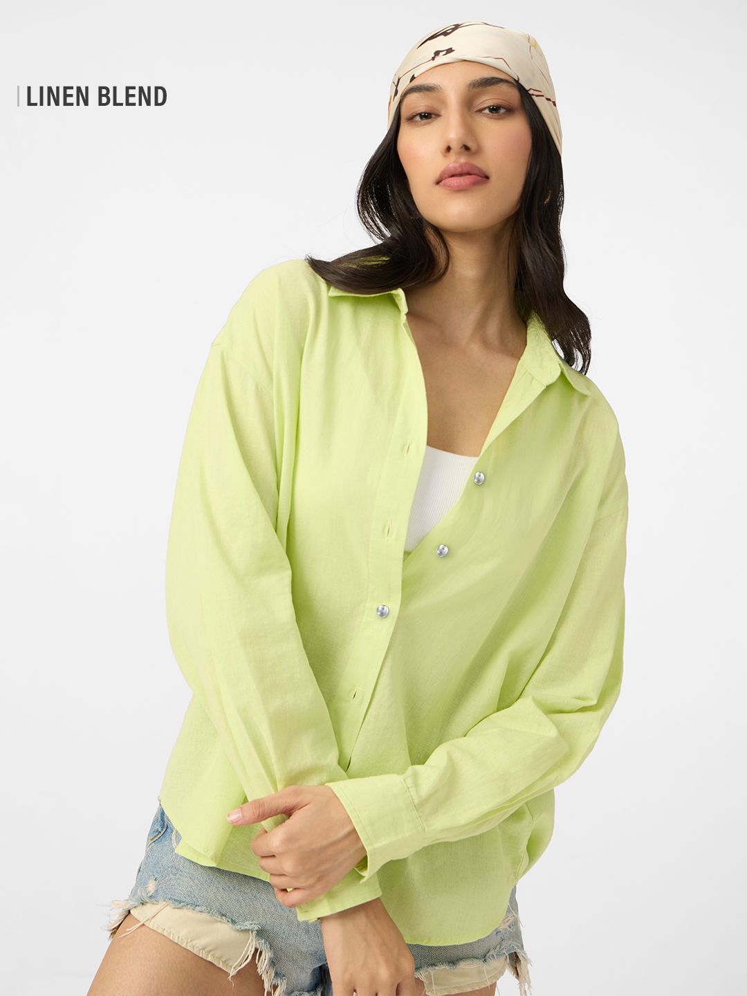 Cotton Linen: Lime