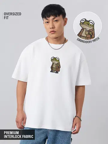 Oversized T-Shirt: Chill Frog undefined Online