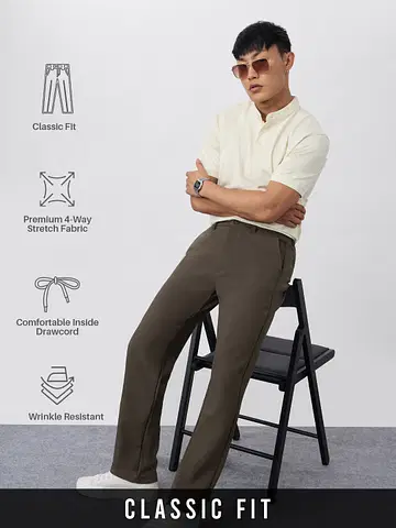 Stretch Pants: French Taupe undefined Online