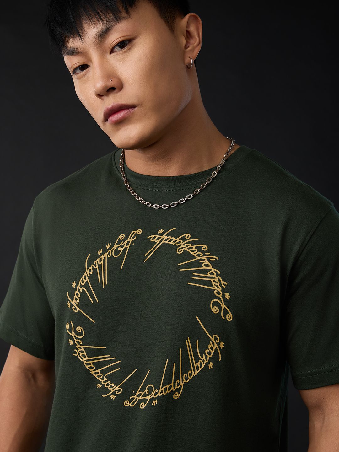 LOTR: One Ring Men Relaxed Fit T-Shirts Online