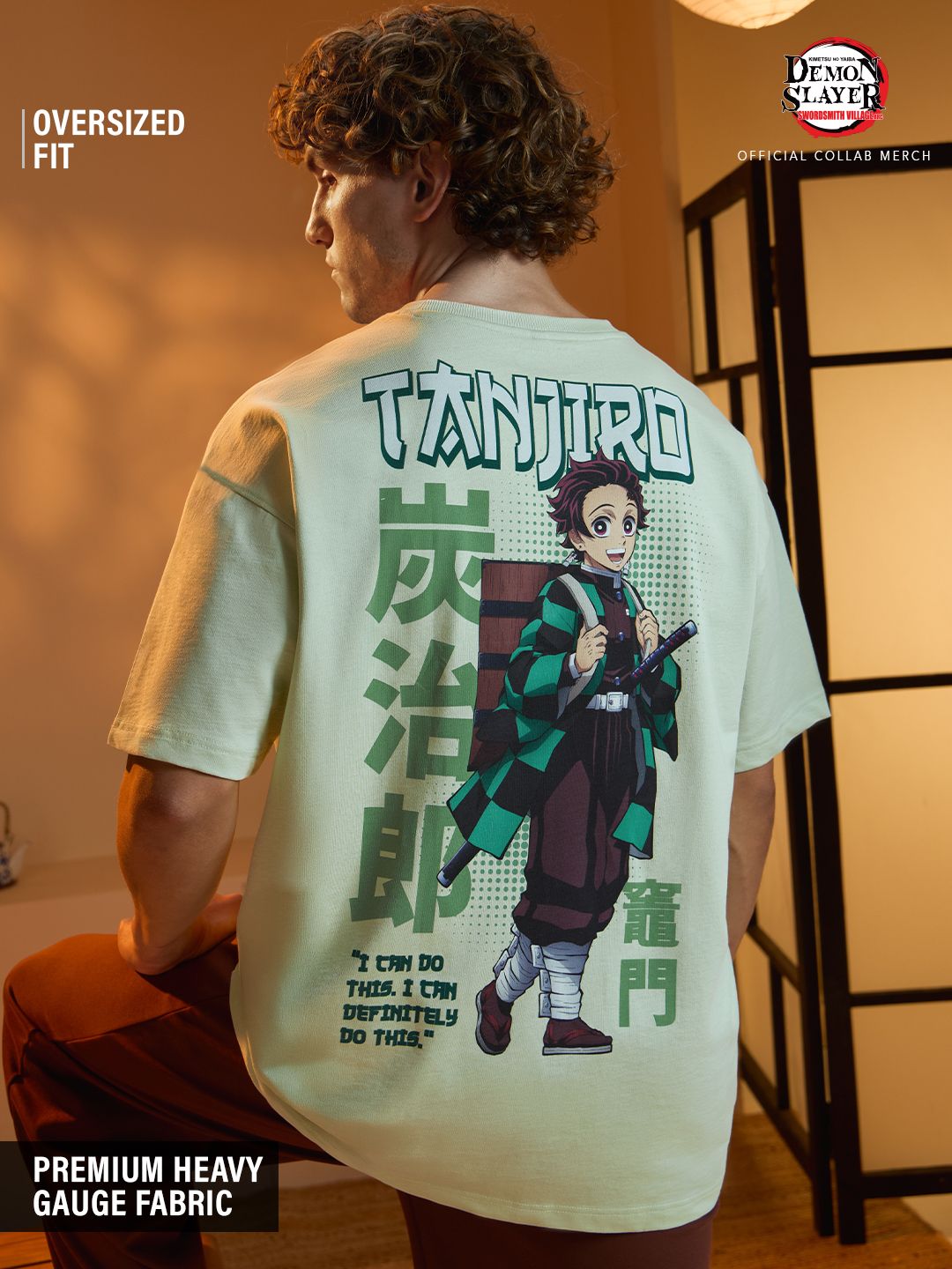 Demon Slayer: Tanjiro Oversized T-Shirts Online