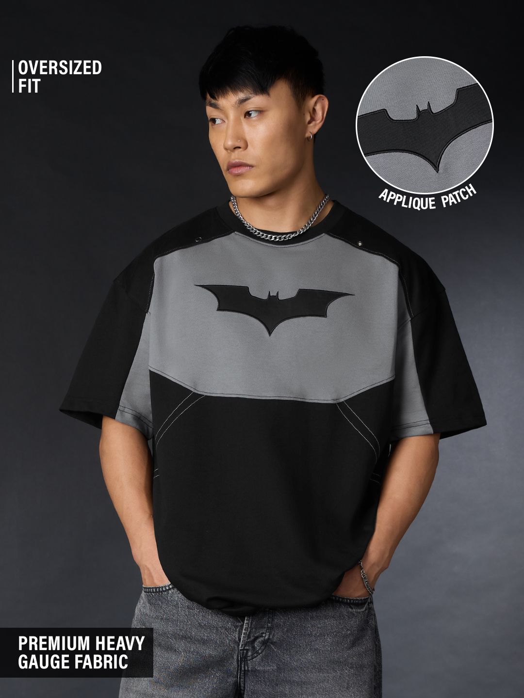 Batman: Classic Logo Oversized T-Shirts Online