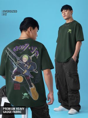 One Piece: Roronoa Zoro Oversized T-Shirts Online