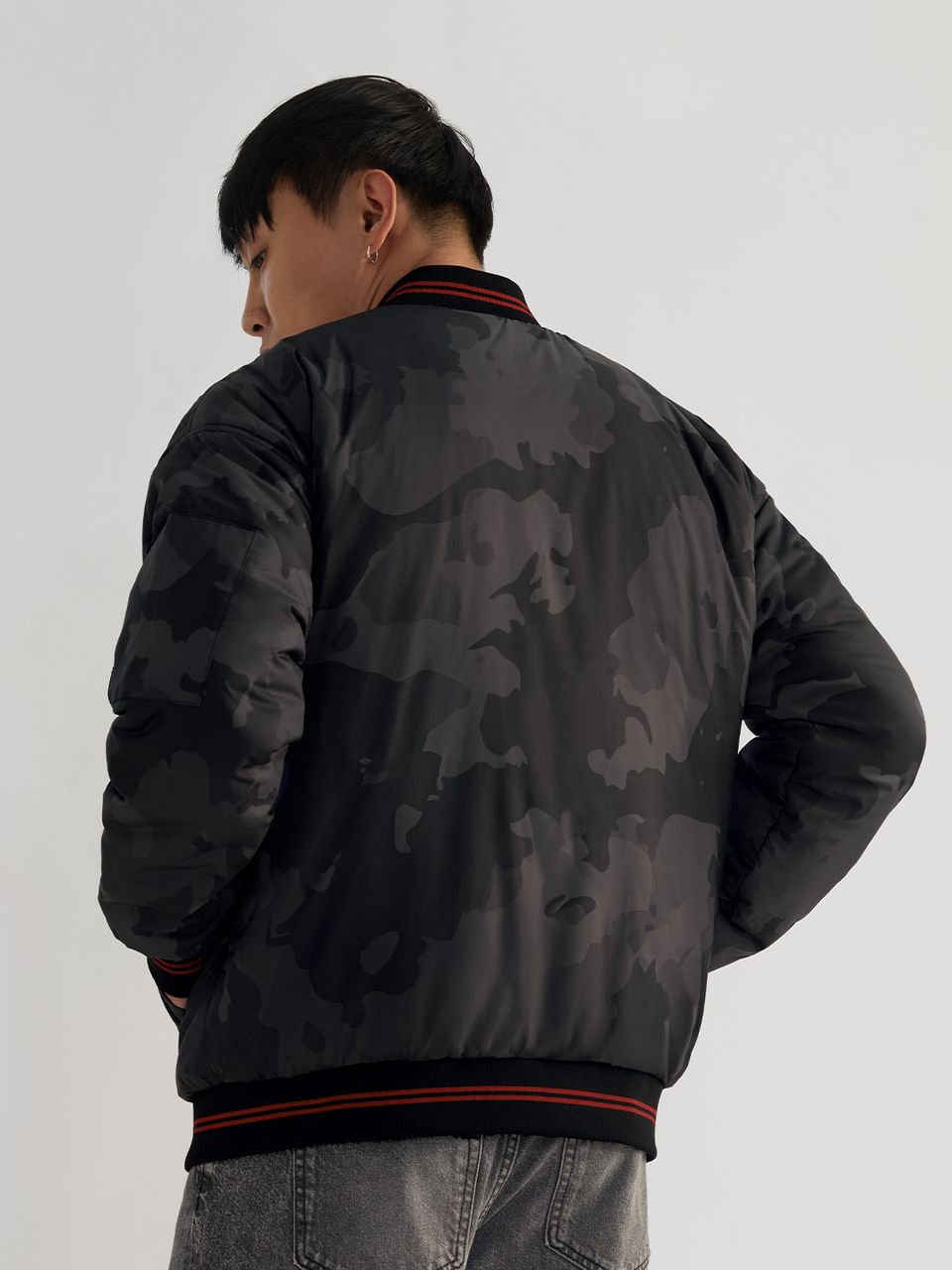 Reversible Bomber: Urban Camo Bomber Jackets
