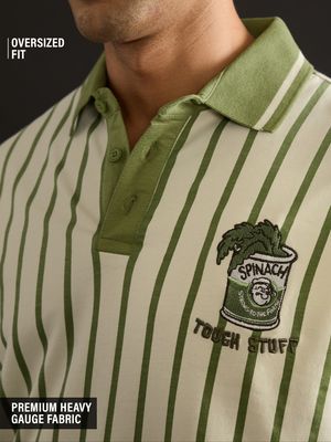 Buy Popeye: Tough Stuff Mens Polo Online - Main Image