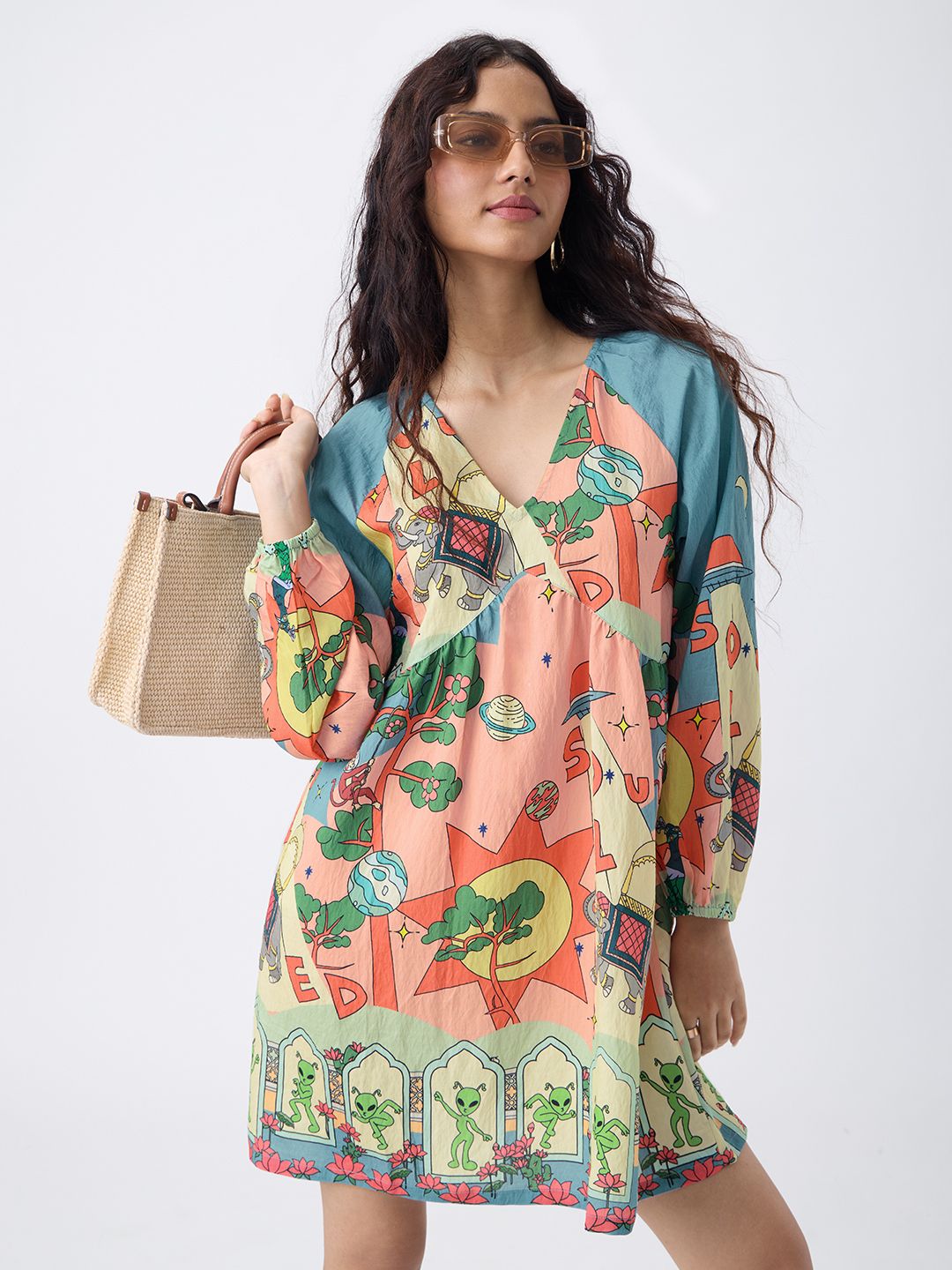 Textured Dress: Astral Bloom