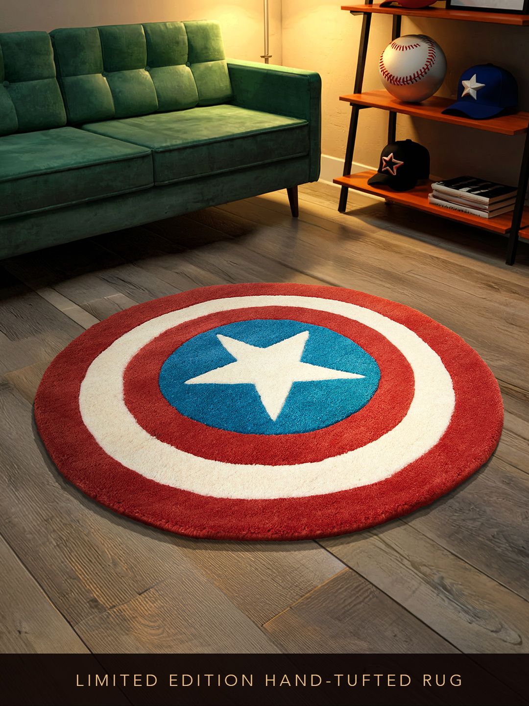 Captain America: Shield (Hand-Tufted) Rugs Online