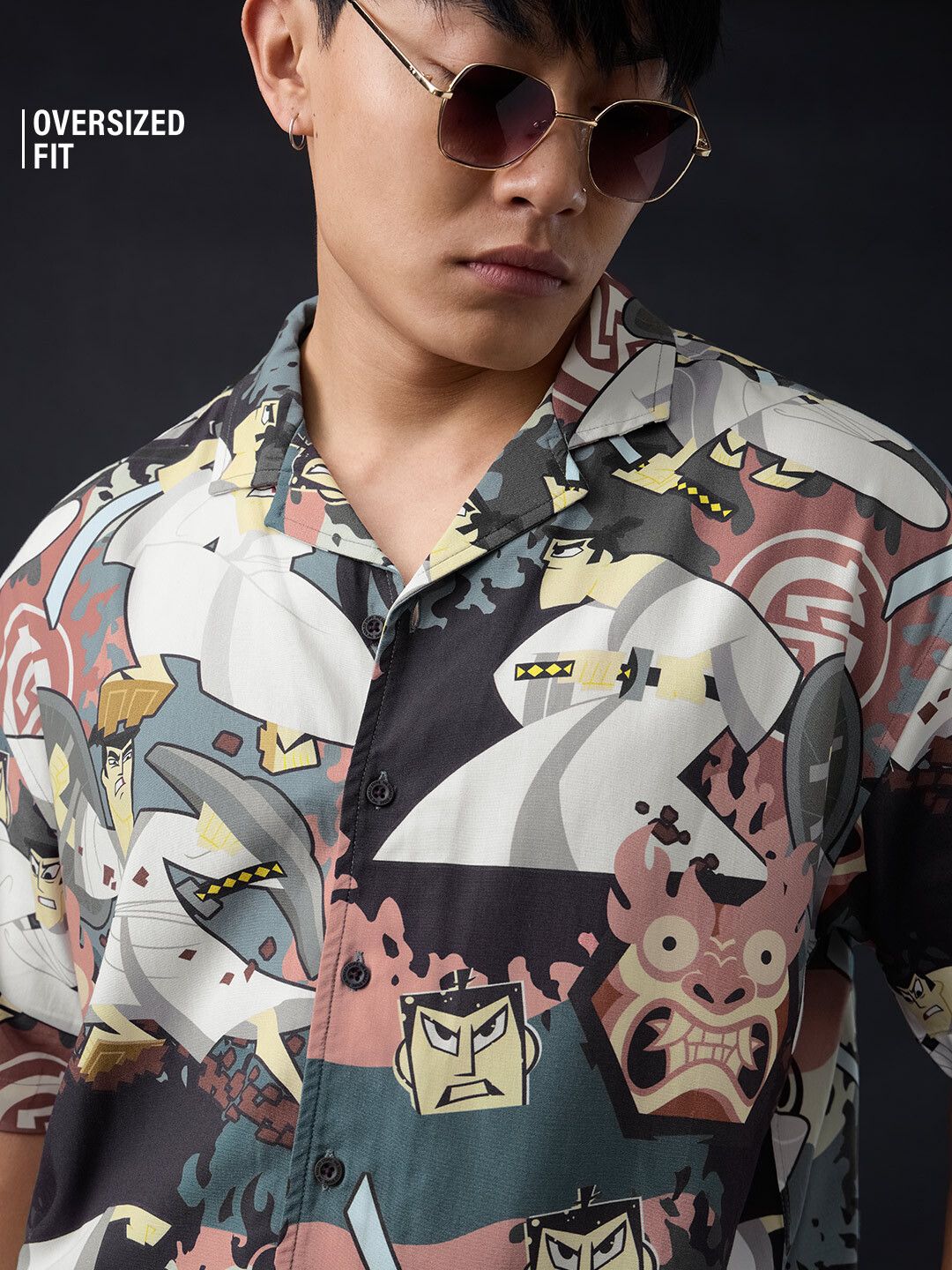 Samurai Jack: Warrior Oversized Shirts Online