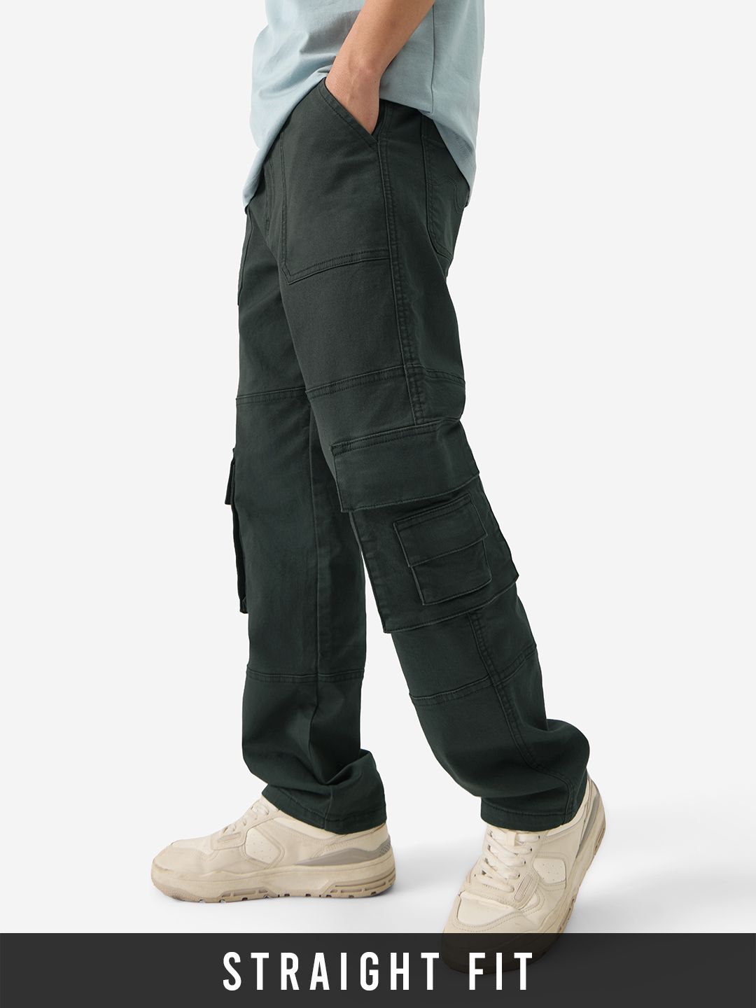 Solids: Greenlake Men Cargo Jeans