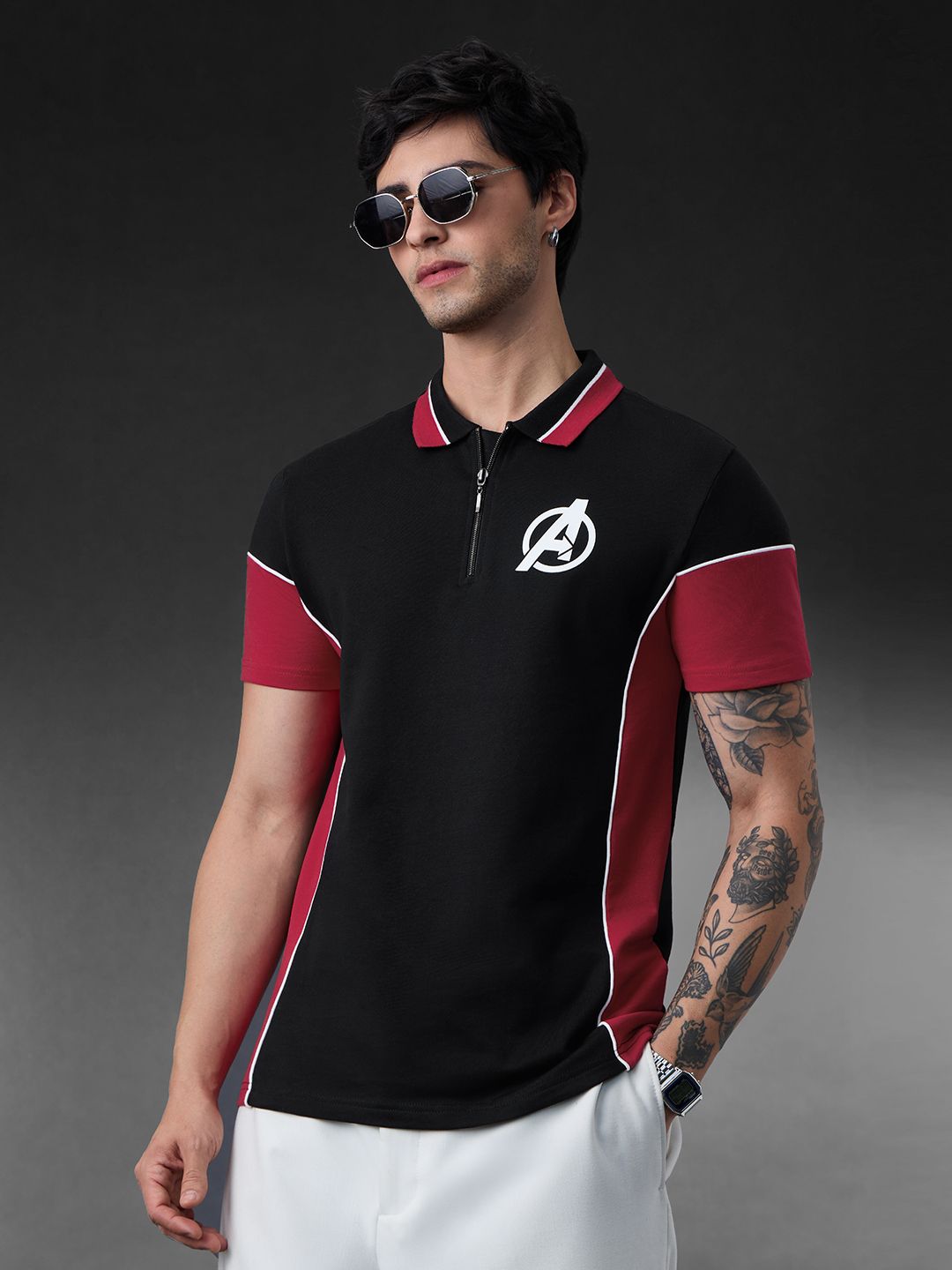 Avengers: Suit Zipper Polos Online