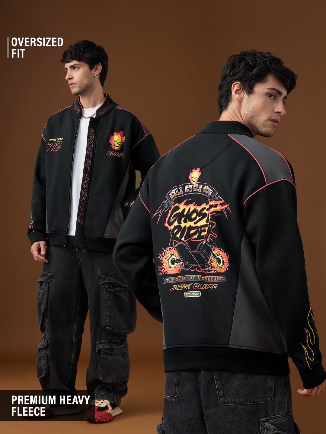 Ghost Rider: Hell Cycle Club Varsity Jackets