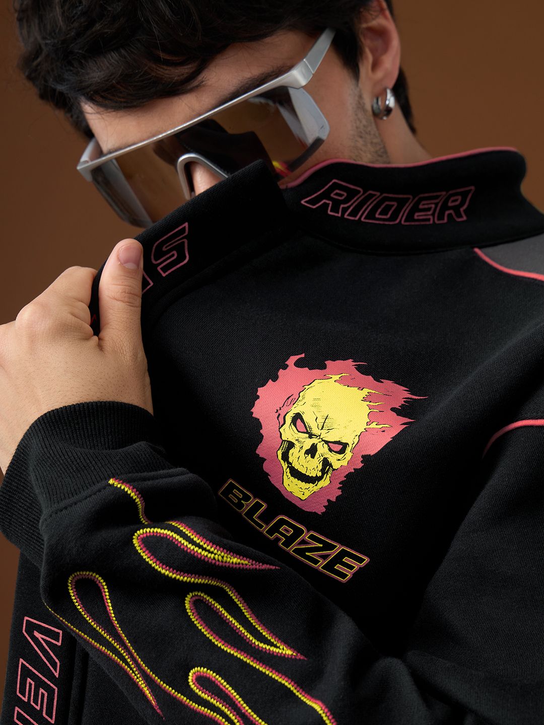 Ghost Rider: Hell Cycle Club Varsity Jackets online