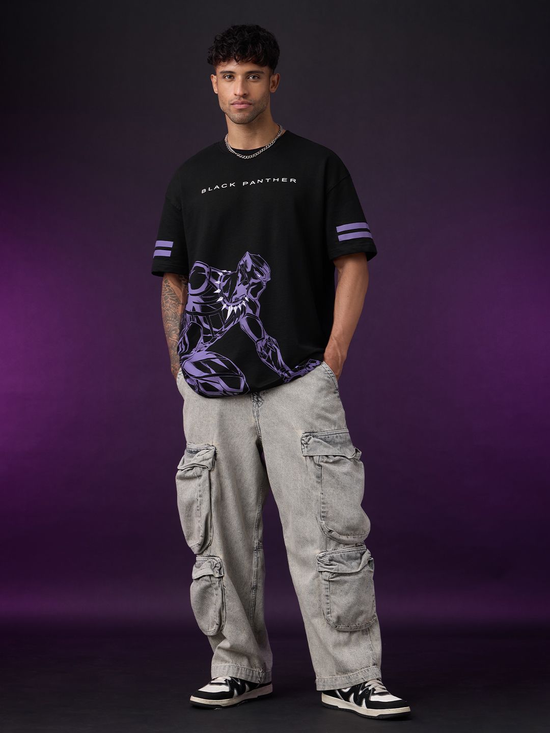 Buy Black Panther: Panther Power Oversized T-Shirts