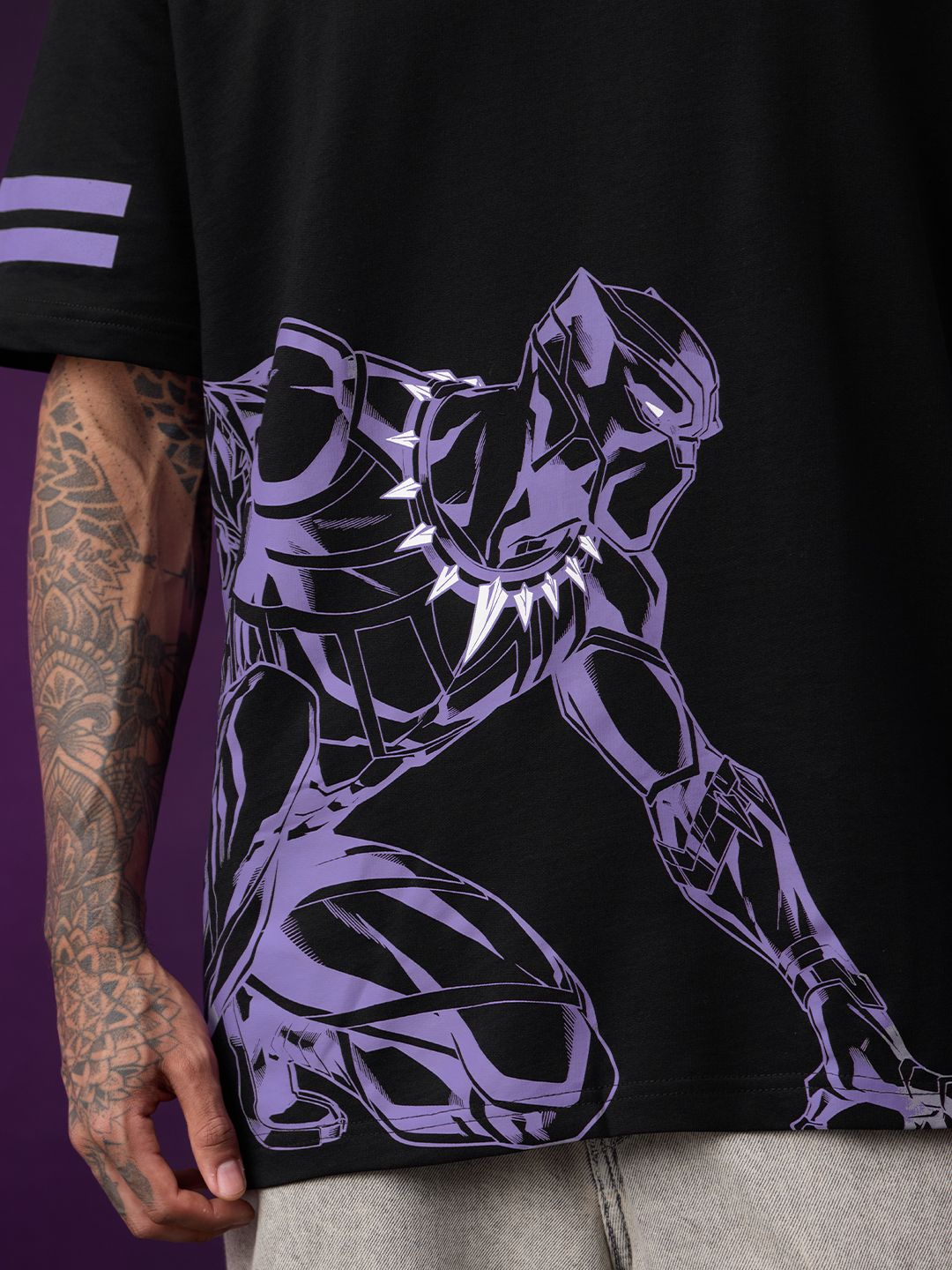 Black Panther: Panther Power Oversized T-Shirts price