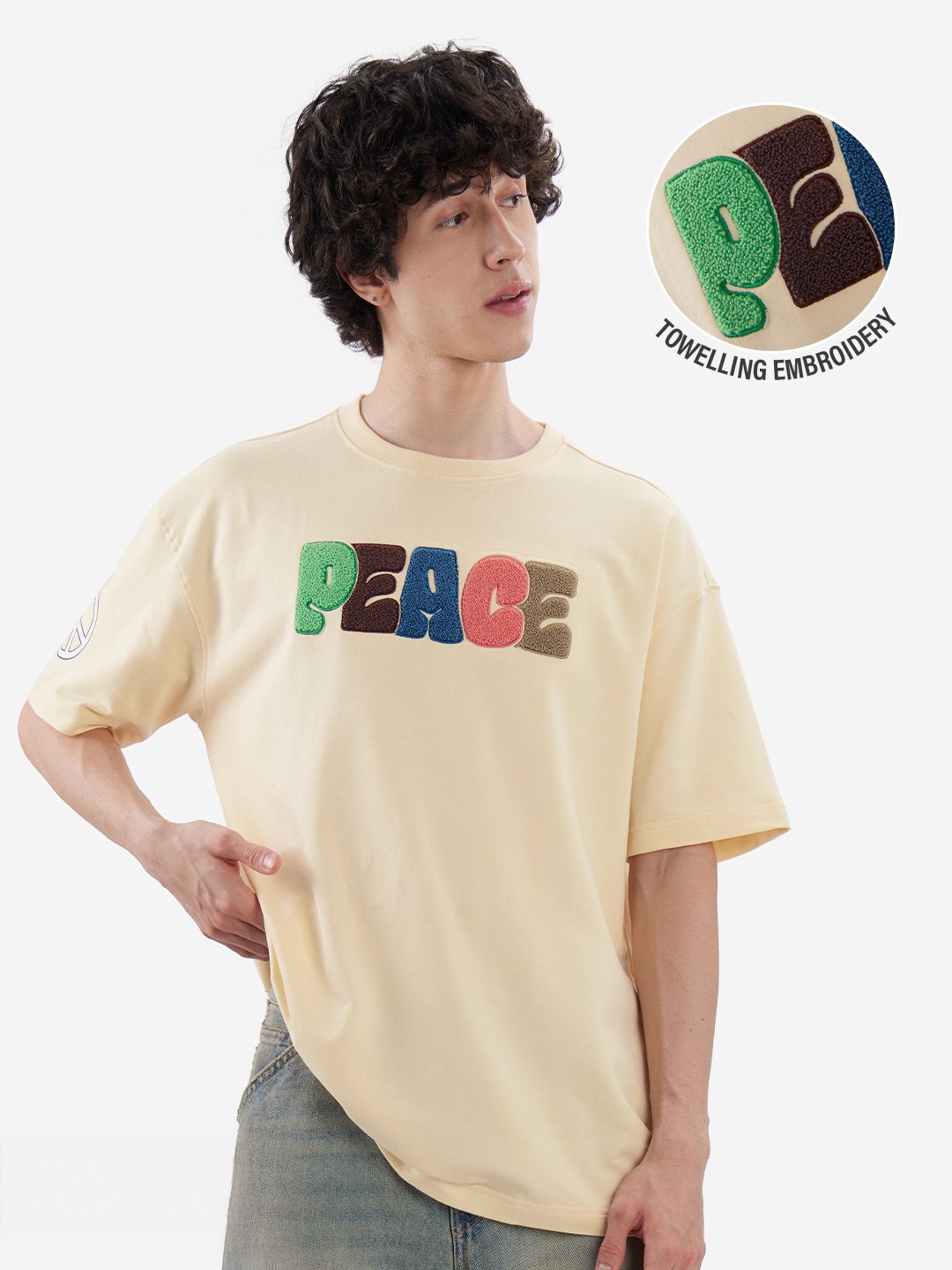 Buy TSS Originals: Peace Oversized T-Shirts Online