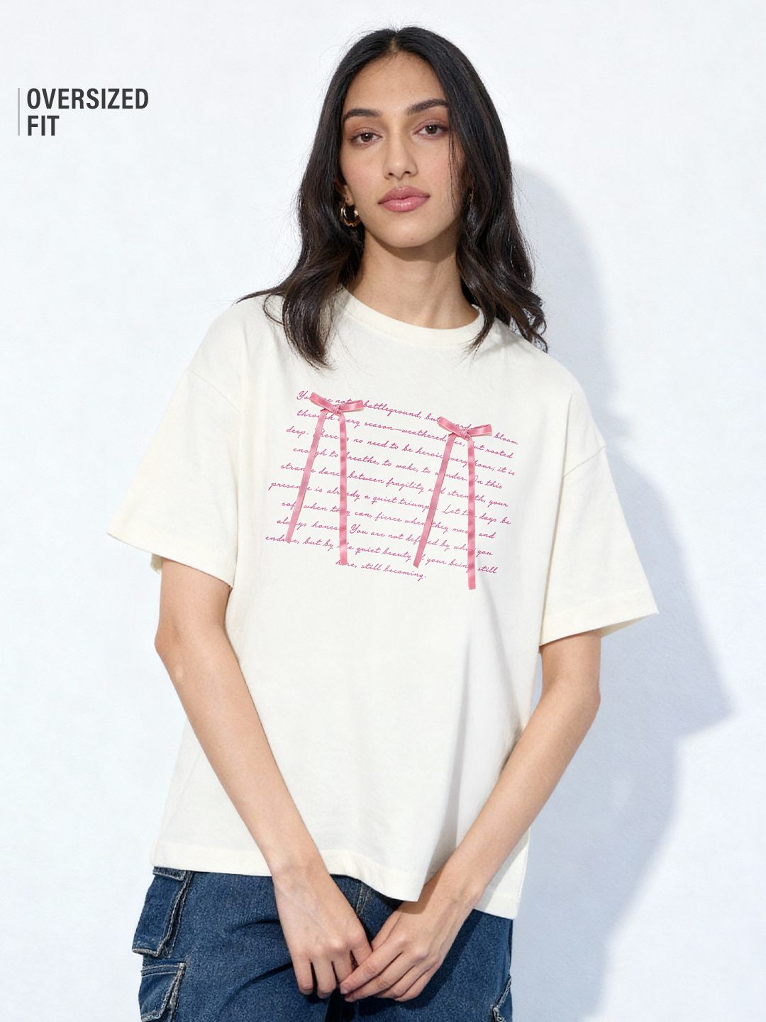 Asian Cancer Foundation:&nbsp;Awareness Women Oversized T-Shirts Online