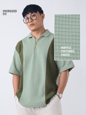 Oversized Polo: Smoked Pine Oversized Polos Online