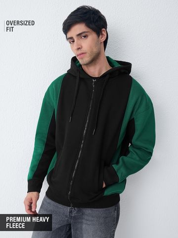 Zipper Hoodie: Noir undefined Online