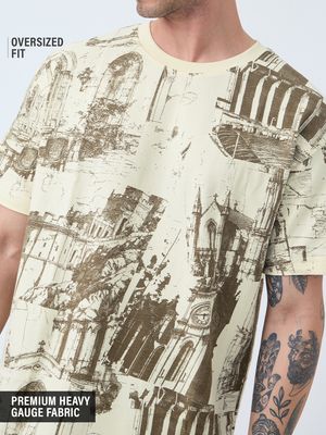Oversized T-Shirt: Gothic Buildings Oversized T-Shirts Online