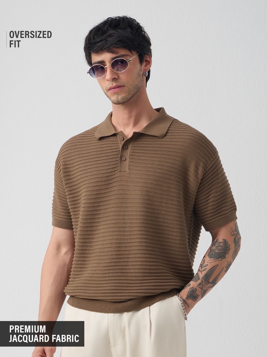 Jacquard Polo: Camelia Polos Online