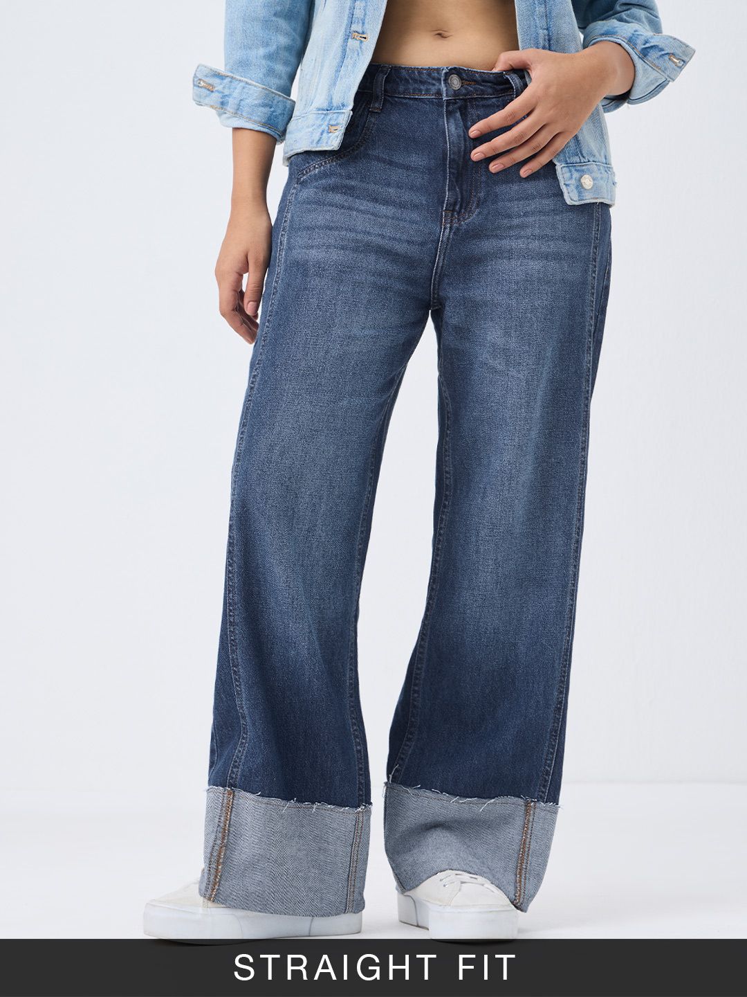 Straight Fit Denim: Indigo
