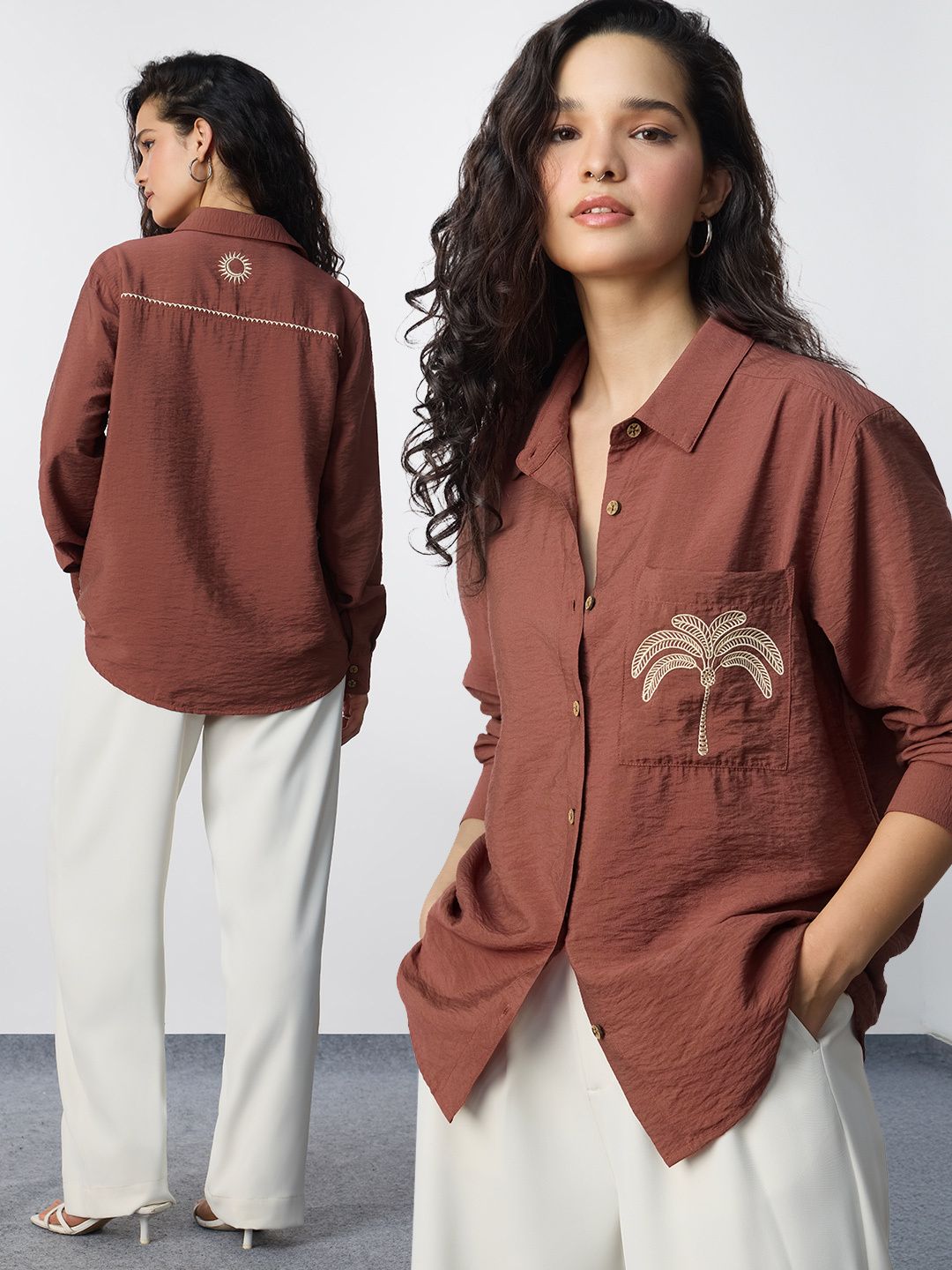 Textured Shirt: Bliss Women Shirts Online