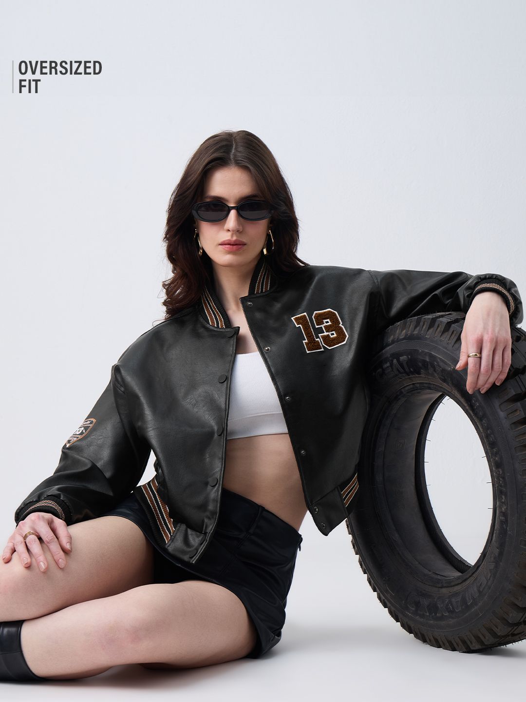 Varsity Jacket: Phantom Women Oversized Varsity Jackets Online