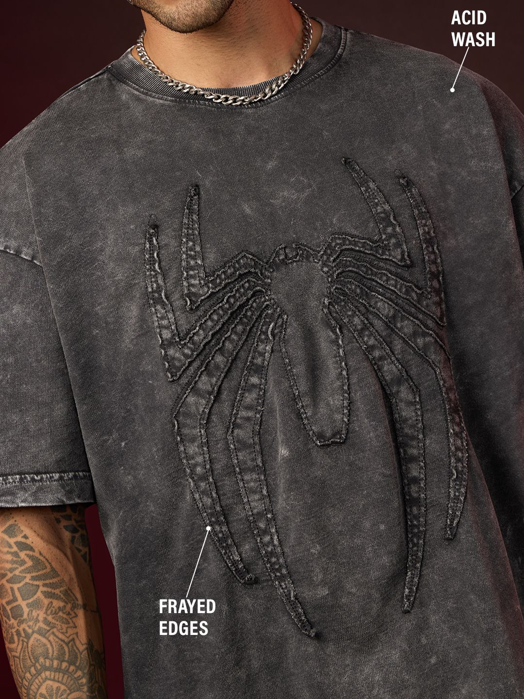 Buy Spider Man: Midnight Oversized T-Shirts Online