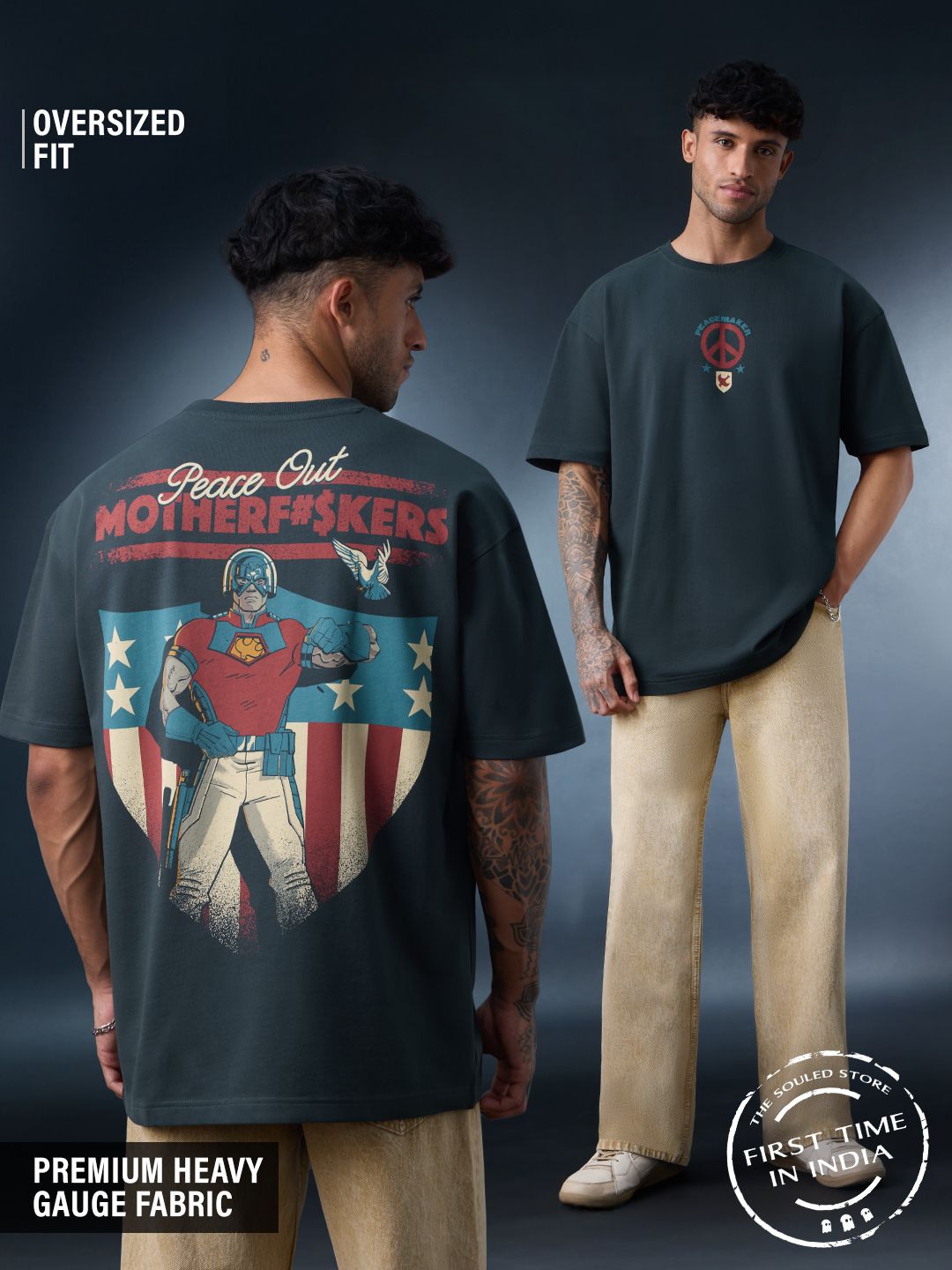 Peacemaker: Peace Out Oversized T-Shirts Online