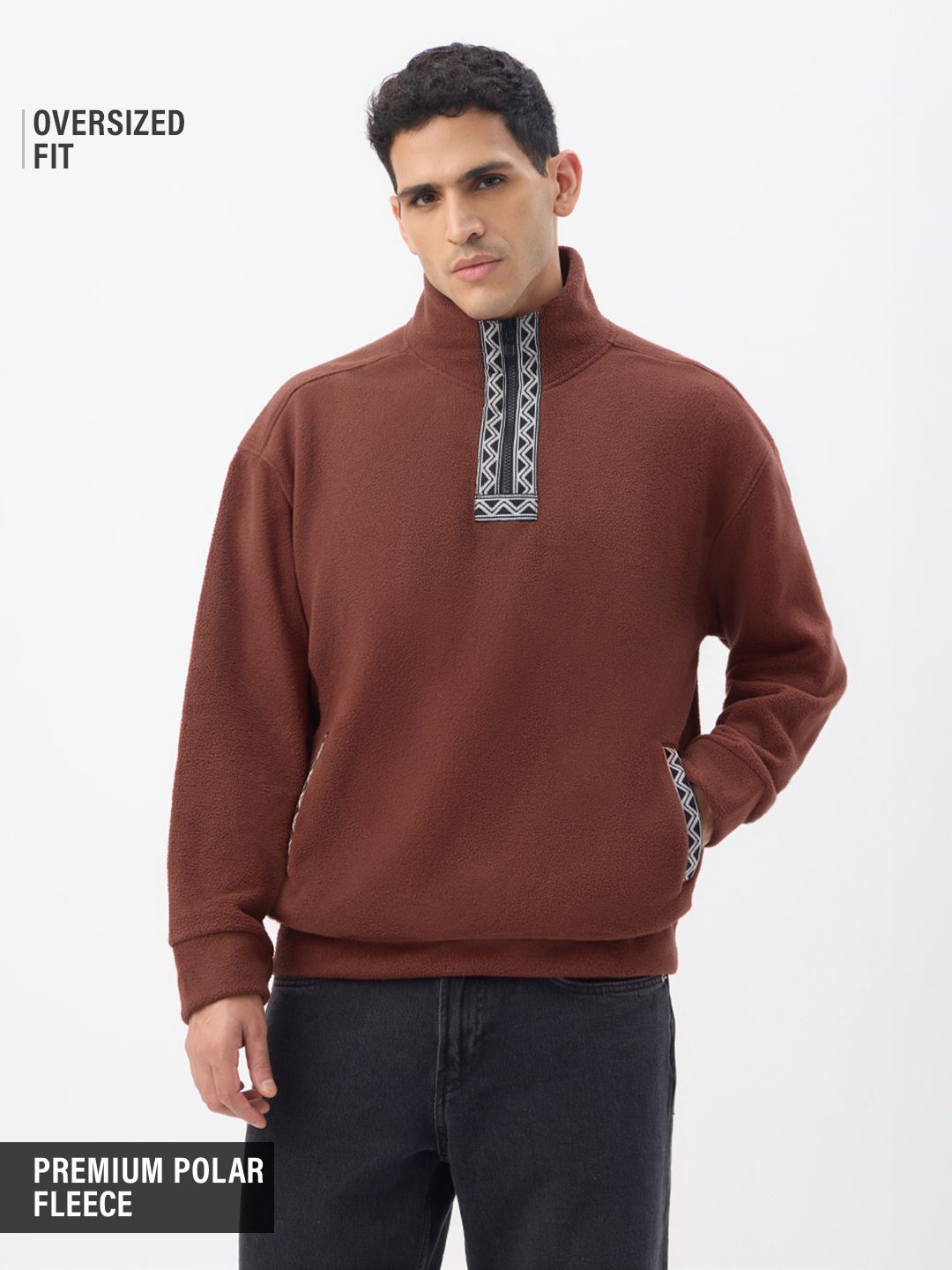 Oversized Sweatshirt: Tapestry undefined Online