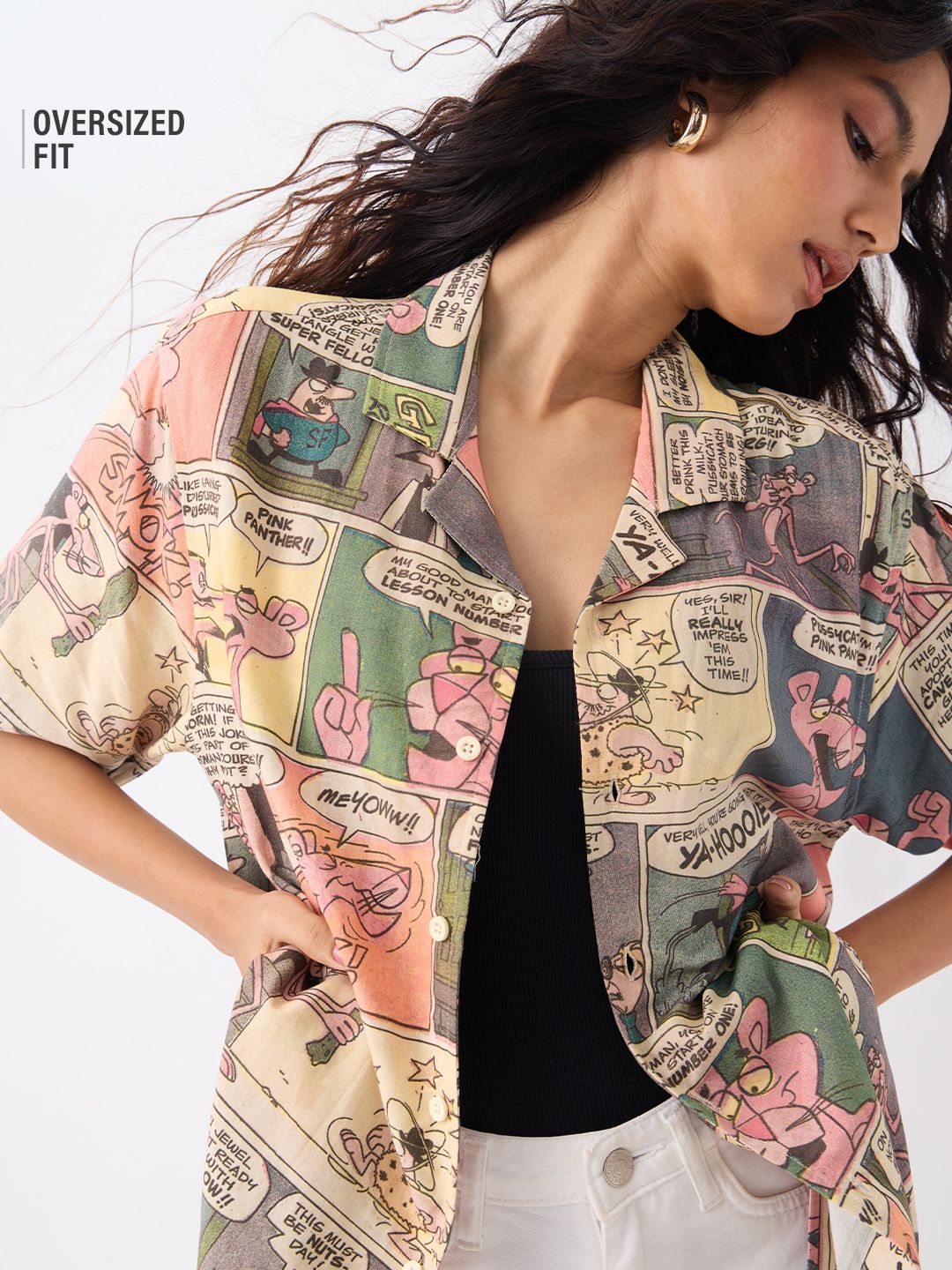 Pink Panther: Comics Women Holiday Shirts Online