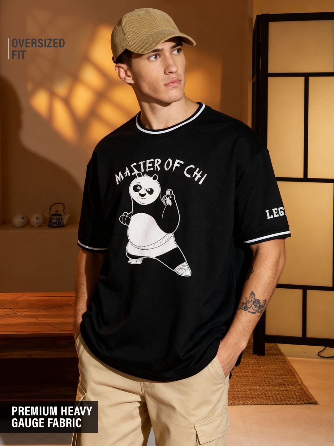 Kung Fu Panda: Master Of Chi Oversized T-Shirts Online