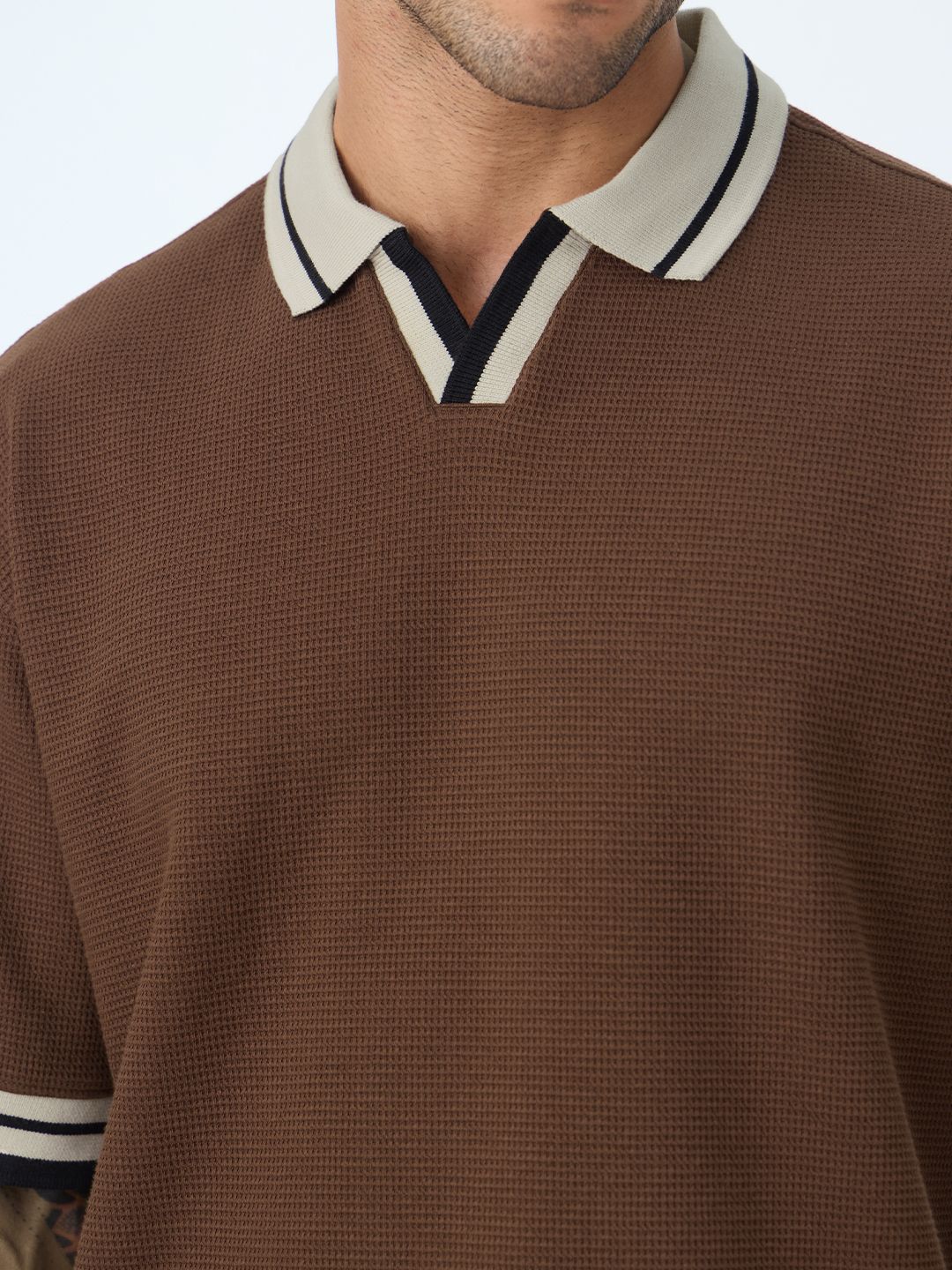 Buy Oversized Polo: Russet Online