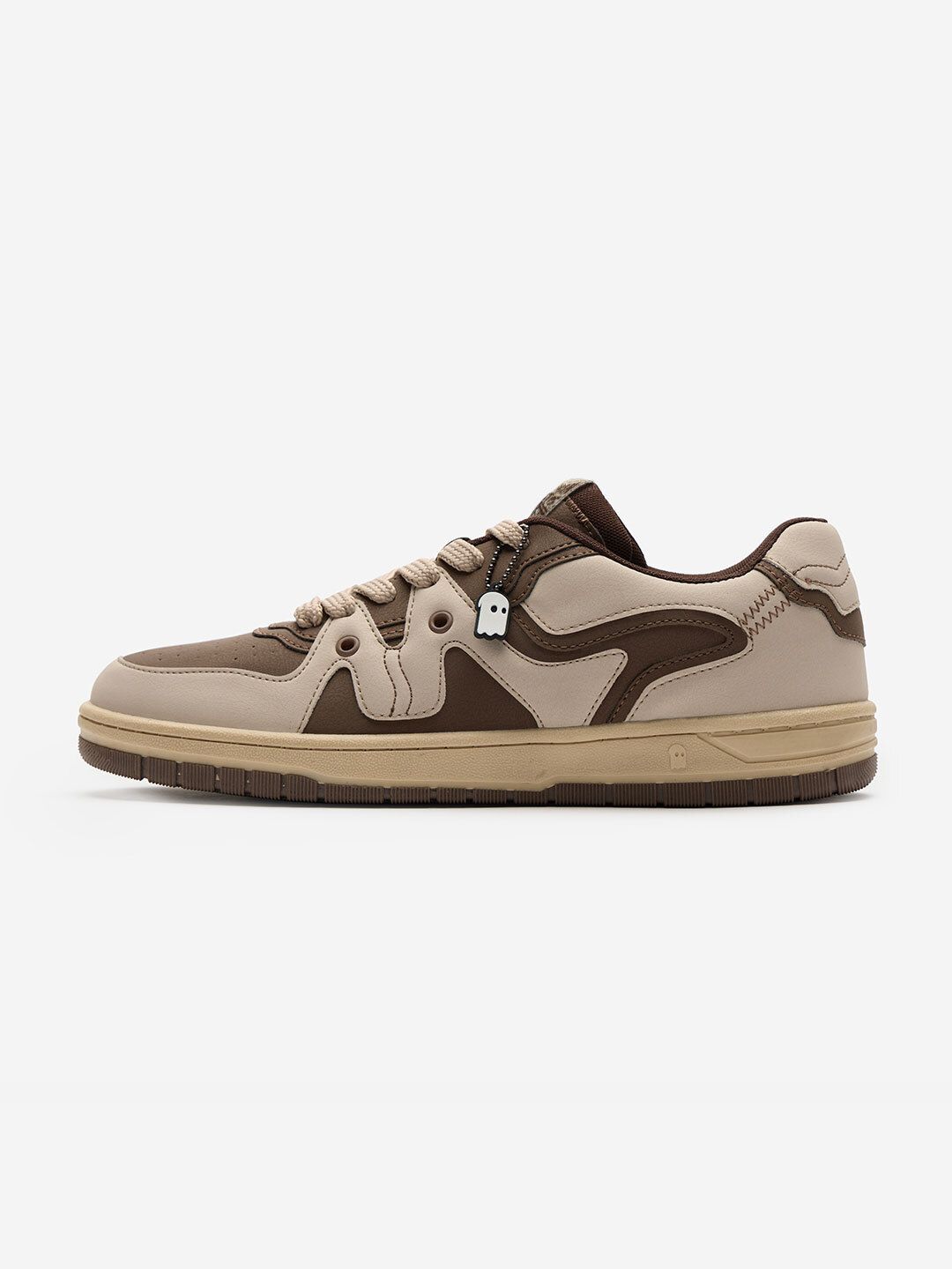 Buy UBZ : Cappucino Men Low Top Sneakers Online