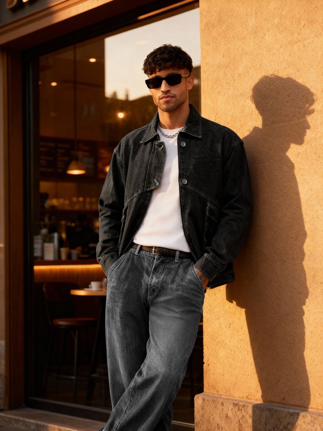 Buy Denim Jacket: Midnight Men Denim Jacket Online